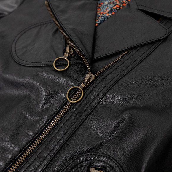 Philosophy Di Lorenzo Serafini black fringe buffalo leather jacket - Picture 5 of 16